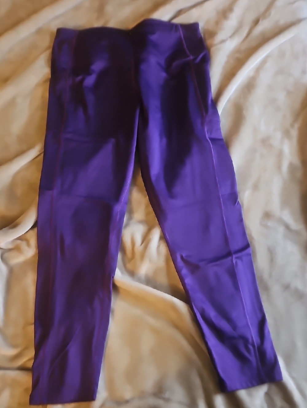 Vibrant Purple Stretch Leggings